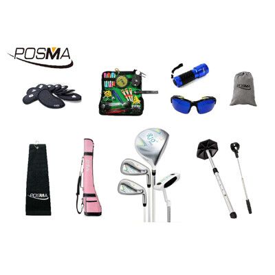 Posma 女士高爾夫半套桿 球埸必備用品 撿球工具套組 送半截槍包WGCS14GS4B2