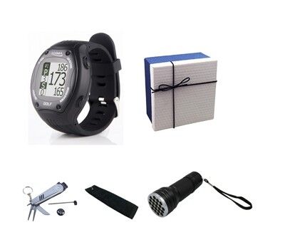 POSMA 高爾夫 GPS運動手錶 多功能運動手錶套組 GS-GT1+A