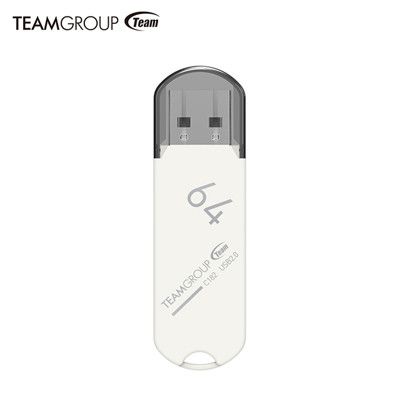 Team十銓科技 簡約風隨身碟-白 64GB