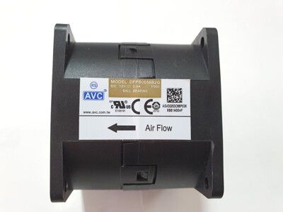 AVC DFPB0656B2G 12V 3A 6公分 滾珠 雙渦輪風扇 散熱風扇 暴風風扇