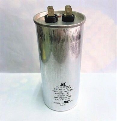 AC運轉電容 SK世佳 100uf 300V 尺寸:55*125(mm) 馬達壓縮機