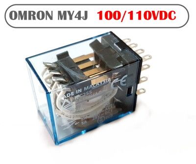 OMRON 繼電器 MY4J  100/110VDC 通用繼電器 電源繼電器