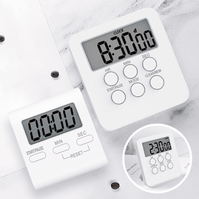 多功能計時器 六鍵款【178小舖】正負倒計時 廚房計時器 電子計時器 定時器 磁吸式 提醒器 記時器
