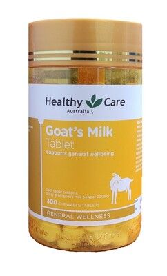 Healthy Care 澳洲山羊奶羊乳片(300片/瓶)【澳洲晶艷】