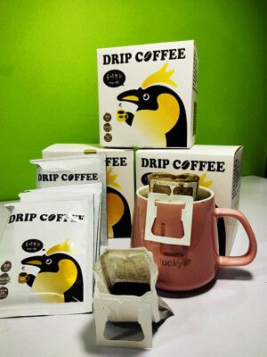 [台灣通路] 曼特寧隨身包咖啡 黑咖啡 美式咖啡 酋長2號純研磨曼特寧濾掛咖啡 10包/盒