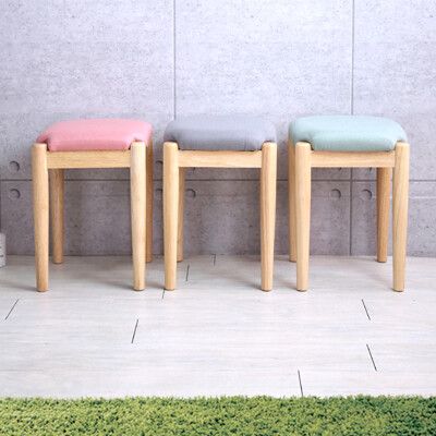 椅子 餐椅 書桌椅 化妝椅 凳子 矮凳(3色可選) MIT台灣製｜宅貨