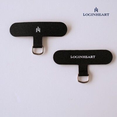 【LOGINHEART】經典黑．手機夾片單購．墊片．掛繩片 Strap Adapter