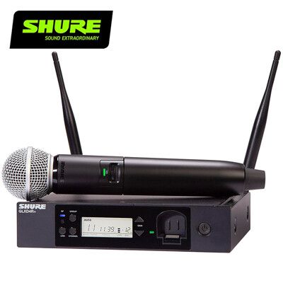 SHURE GLXD24R+/SM58 手持式人聲麥克風/高級數位無線麥克風系統-PLUS款最新5.