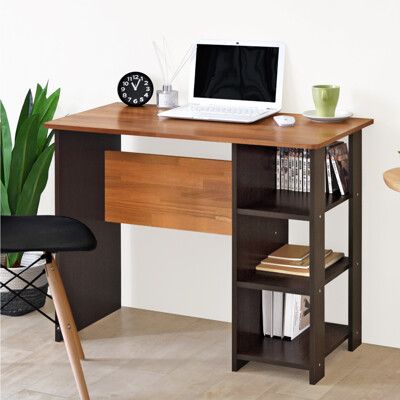 《HOPMA》簡易層架書桌 台灣製造 工作桌 收納桌 美背 雙向桌 電腦桌 辦公桌