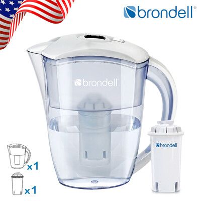 【Brondell】美國邦特爾極淨白濾水壺