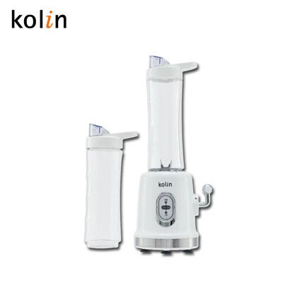 電器妙妙屋-【Kolin 歌林】隨行杯冰沙果汁機雙杯組/冰沙機(KJE-MN682)