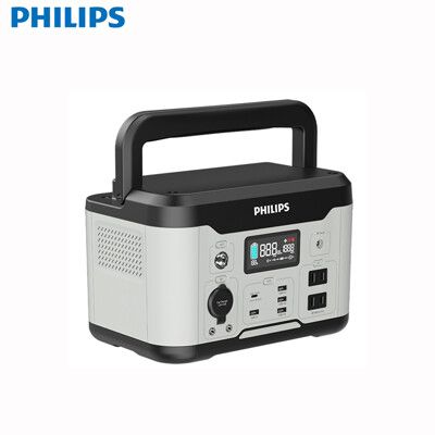 電器妙妙屋-【PHILIPS 飛利浦】600W攜帶式儲能電池 行動電源 緊急發電(DLP8093C)