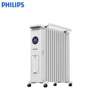 電器妙妙屋-【PHILIPS 飛利浦】12油燈葉片式遙控智能電暖器/取暖機(AHR3144YS)
