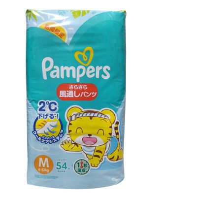 【pampers 】巧虎 全新拉拉褲 尿布 日本境內版-M號(1包/54片)