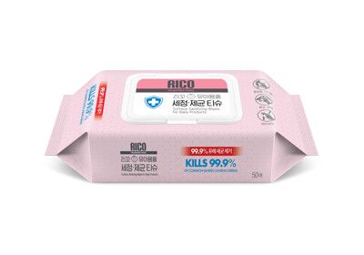 韓國RICO baby 抗菌濕紙巾(Sanitizing50抽)