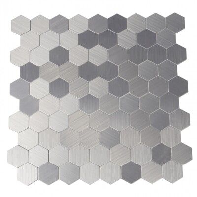 18PARK-六角領域壁貼-鋁塑板/銀 [銀色]