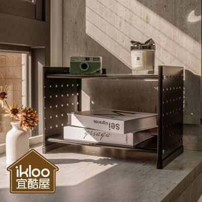 【ikloo】貴族風可延伸式組合書櫃 OA125