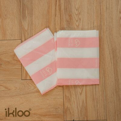 【ikloo】手捲式真空壓縮收納袋2入組(M)