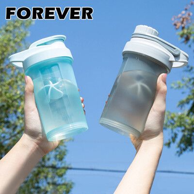 【日本FOREVER】經典款搖搖杯/高蛋白杯/運動水壺500ml-買一送一