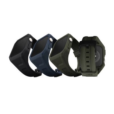 UAG 一體成型 矽膠 極簡 保護殼 潮流 錶帶  適用 Apple Watch 45mm