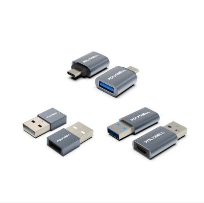 POLYWELL USB 2.0 Type-A轉Type-C 轉接頭 轉接器 適 MacBook