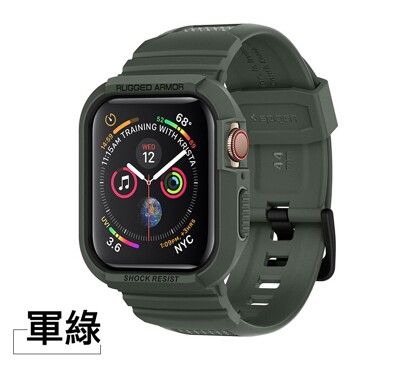 SGP Apple Watch 4 5 44mm Rugged Armor Pro 一體成型 錶帶