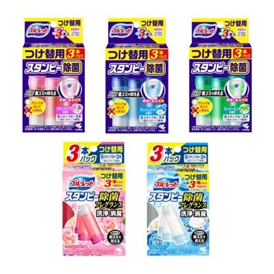 【小林製藥】日本進口 馬桶清潔芳香凍補充3入替換裝 84g(多款任選)