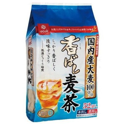 +東瀛go+日本原裝 HAKUBAKU 香醇麥茶 52袋入 無咖啡因 可冷沖熱泡