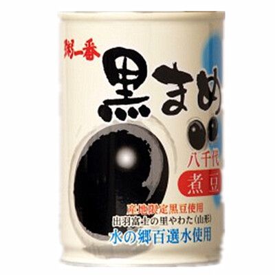 +東瀛go+ 升田罐詰 八千代黑豆罐 310g 粥一番 煮豆 黑豆 罐頭 八千代 即食 日本必買