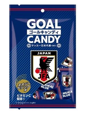 +東瀛go+鈴木榮光堂 JFA日本國家足球隊限定 GOAL CANDY 能量飲料風味糖果 90g