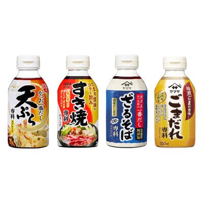 +東瀛go+ 山上 YAMASA 壽喜燒醬/蕎麥麵味露/天婦羅沾醬/芝麻醬 330ml 調味醬 湯頭