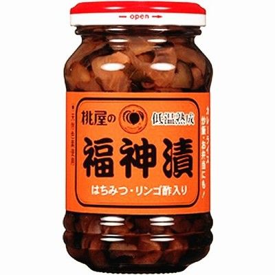 +東瀛go+ 桃屋 福神漬 145g 玻璃罐裝 添加蜂蜜蘋果醋 桃屋福神漬 配飯 涼拌 野菜醃漬罐