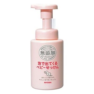 +東瀛go+(特價) 日本 MIYOSHI 無添加嬰幼兒泡沫沐浴乳 250ML 另有販售補充包