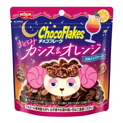 +東瀛go+  日清 NISSIN CHOCO FLAKES 黑醋栗柳橙風味玉米脆片 35g 脆片