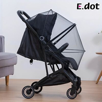 【E.dot】全罩式嬰兒車拉鍊蚊帳