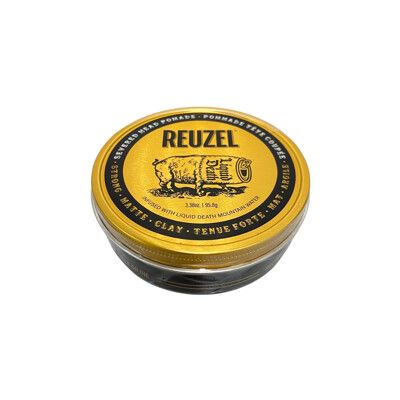 【魅惑堤緹🚀】REUZEL 荷蘭豬油 黑金豬超強力黏土級水性霧面髮臘 95g 髮臘 造型 定型