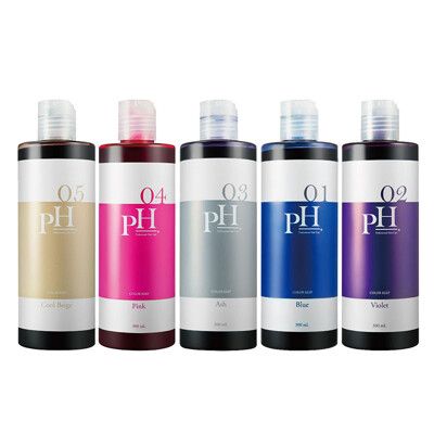 【魅惑堤緹】PH Color Keep 日本 PH增色洗髮精 冰島灰/日本粉/法國紫/丹麥棕/希臘藍