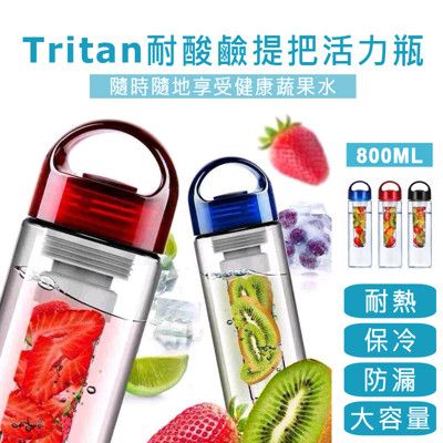 Tritan耐酸鹼材質健康蔬果提把大容量活力瓶