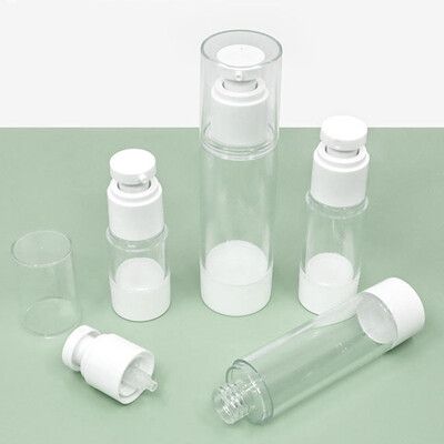 (10ML)透明真空平板分裝瓶 空瓶 分裝瓶 噴霧瓶 乳液瓶 真空瓶 旅行分裝 化妝品分裝