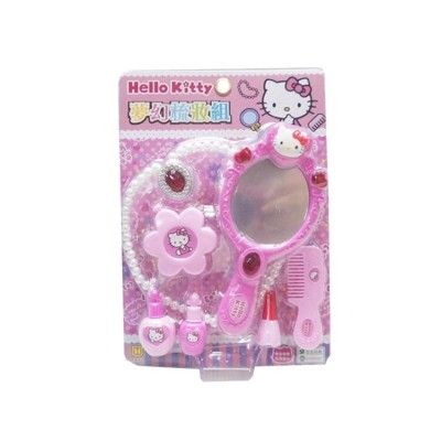 正版授權 Hello Kitty KT 夢幻梳妝組 扮家家酒 ST安全玩具 【05A331】