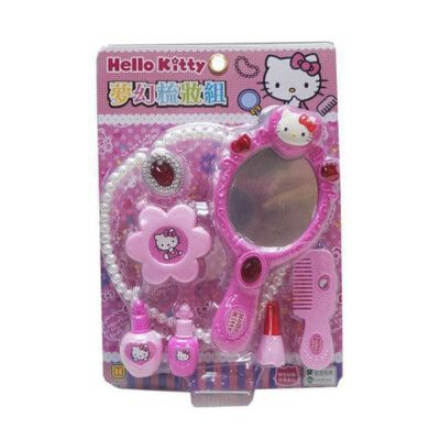 正版授權 Hello Kitty KT 夢幻梳妝組 扮家家酒 ST安全玩具 【05A331】