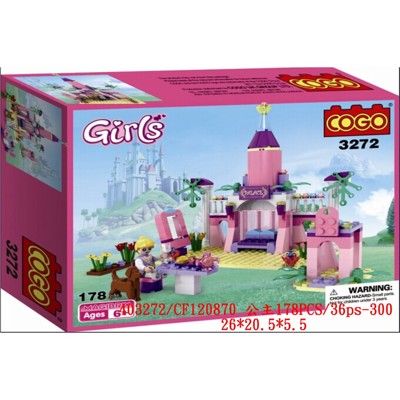 COGO 178片 城堡 童話公主魔法世界 可與LEGO樂高積木組合玩【CF120870】