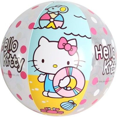 KT 海灘球 kitty 沙灘球 沙灘排球 充氣球 游泳【3135402】