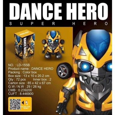 變形金鋼 大黃蜂 蜘蛛人 鋼鐵人 跳舞機器人 有音樂 會跳舞 唱歌會發光 【CF146223】