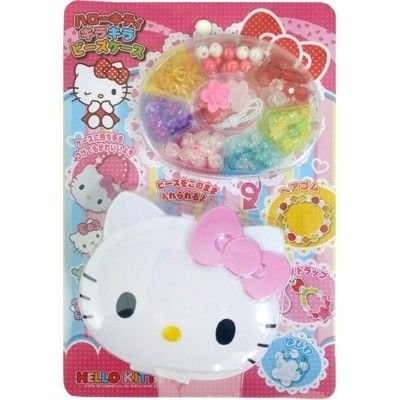 正版授權 Hello Kitty KT串珠遊戲組 DIY 玩具 ST安全玩具 【05A358】