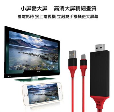 大螢幕有福了 適用apple 蘋果 android 安卓 lighting type-c轉 hdmi