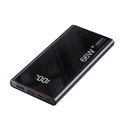 全鏡面66W超級雙向快充移動電源20000mah-螢幕顯示電量