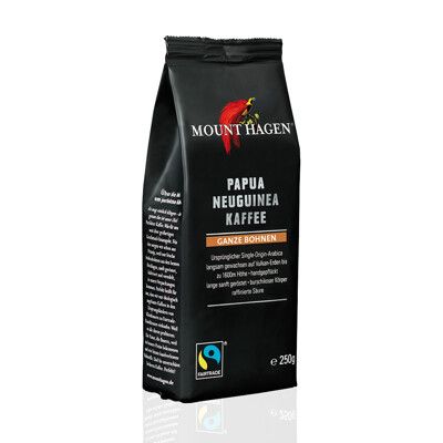 【Mount Hagen】德國進口 公平貿易認證咖啡豆-巴布亞紐幾內亞(250g/半磅-中烘培)