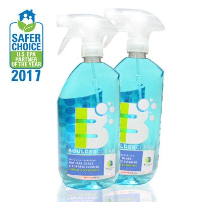 【BoulderClean】美國原裝進口 植萃玻璃清潔劑(828ml)