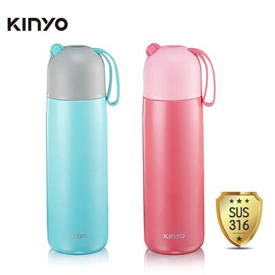 免運 KINYO 316不鏽鋼真空保溫杯(400ml) KIM-39